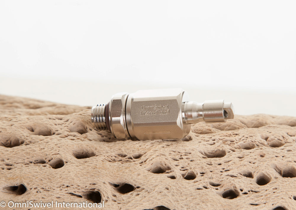 QDCV-BC-ZM, BC Quick Disconnect Male: Check Valve 3/8